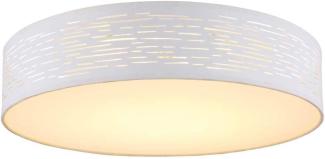 GLOBO Deckenleuchte Wohnzimmer Deckenlampe LED Schlafzimmer Kunststoff 15341D2