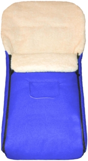 Baby-Joy Fußsack Fußsack KAI XL 105cm Lammwolle Winterfußsack Thermo Babyfußsack 6 Mon, Wetterfest, Thermo-warm und Ultraweich