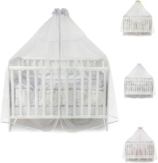 Lorelli Babybetthimmel, Baldachin 480x150 cm Insektenschutz Babybett Laufstall blau
