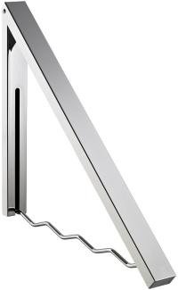 ALCO-Albert 2870 - Wandgarderobe, ausklappbar, silber, 58 x 6 x 4 cm