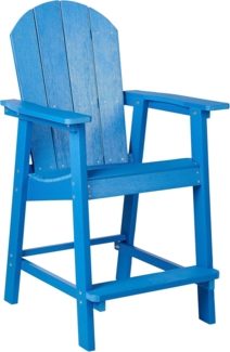 Gartenstuhl ADIRONDACK Kunststoff Blau