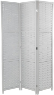 Raumteiler Bambu 3-tlg. Bambus Holz grau