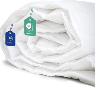 livessa Microfaserbettdecke Bettdecke in 6 weiteren Größen, Füllung: Hohlfaser, Bezug 100% Mikrofaser, Wärmeklassen: Alle Jahreszeiten