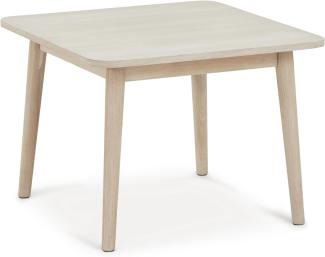 Quadratischer Couchtisch Nyborg Eiche massiv 70x70 cm