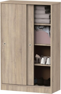 MUEBLES PITARCH | Mehrzweckschrank unter Schiebetüren für Reinigung, Küchen, Galerien, Büros, 120 x 74 x 33 cm (H x B x T), Weiß, Kollektion Tibet