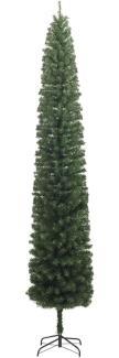 vidaXL Weihnachtsbaum Schlank mit Ständer 270 cm PVC 357684