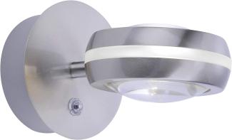 Moderne WIZ LED Wandleuchte VISTA Up and Down Light Silber matt - App gesteuert