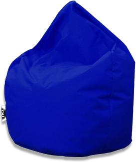 PATCH HOME Patchhome Sitzsack Tropfenform - Blau für In & Outdoor XXL 420 Liter - mit Styropor Füllung in 25 versch. Farben und 3 Größen
