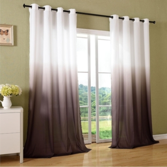 Gardinenbox Vorhang, Ösen (2 St), blickdicht, Microfaser, Schal blickdicht Farbverlauf Microsatin 204252