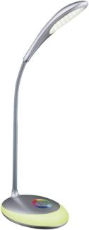RGB LED Tischleuchte, Touch, dimmbar, schwenkbar, H 48 cm