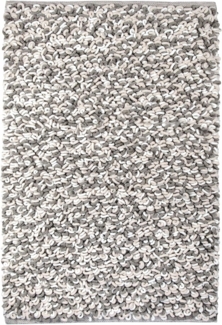 Kleine Wolke Badematte Sling, Höhe 20 mm, rutschhemmend beschichtet, fußbodenheizungsgeeignet, Baumwolle, Polyester, rechteckig, Badteppich, handgefertigt, 2 farbige Schlingenoptik