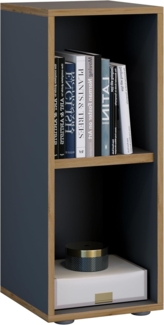 VCM Büroregal & Bücherregal Salia 920707 Anthrazit H. 74 x B. 30 x T. 33 cm