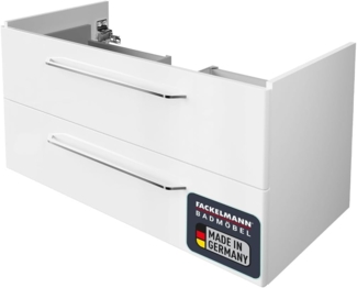 Fackelmann MILANO Waschbeckenunterschrank 100 cm, Weiß