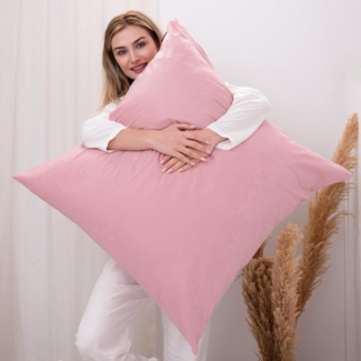 Brielle Kissenbezüge Brielle Renforce Pillowcase - 2 pcs Pink 80x80 cm