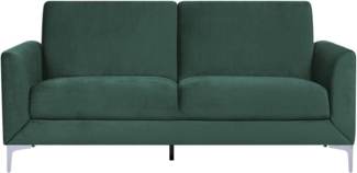 3-Sitzer Sofa Samtstoff grün FENES