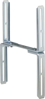 ALBA Blumenkastenhalter H-Form max. 24 cm Breite verzinkt, für Mauern