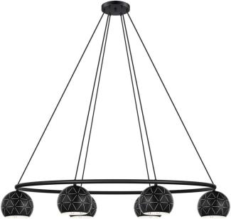 Eglo 98456 Pendelleuchte CANTALLOPS E14 6X40W schwarz L:115cm B:52cm H:110cm