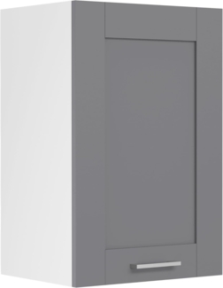 VCM Küchenmöbel Hängeschrank Colura 919366 Weiß / Anthrazit H. 60 x B. 40 x T. 31 cm