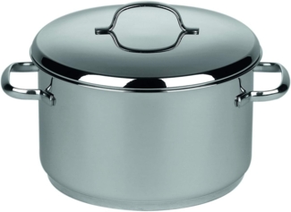 Riess Cristall Fleischtopf mit Deckel Edelstahl Ø24cm 5,7 Liter Induktion