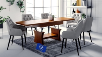 designimpex Couchtisch DA-777 Couchtisch höhenverstellbar ausziehbar Esstisch Wohnzimmer, Funktionstisch, Wohnzimmertisch, Tisch, Esstisch, Sofatisch, Schublade