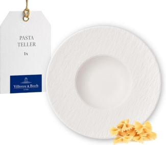 Villeroy & Boch Manufacture Rock Pastateller weiß 28 cm 6er Set