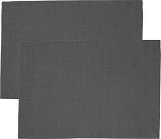 sander table + home Platzset Tischset "Loft" 2er-Pack, fleckabweisend Uni