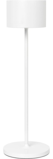 Blomus Mobile LED-Leuchte FAROL White, LED-Lampe, Stehleuchte, Tischleuchte, Aluminium, Weiß, 66124