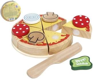 Happy People 45020 - Holz-Pizza, 14 Stück