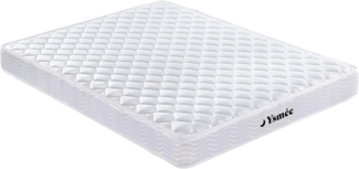 Vente-unique - Federkernmatratze Memory Schaum - 1 Zone - Härtegrad 2 - 140 x 200 cm - Stärke 16 cm - WOLKENLOS von YSMÉE