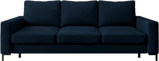 Selsey Sofas, Wood, Dunkelblau, 230 cm breit