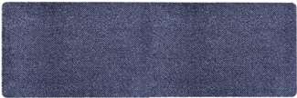 Fussmatte Clean & Go Dunkelblau Schwarz - 50x150x0,7cm