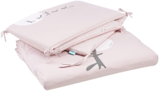 Babyclic Pack Tagesdecke (Tagesdecke + Schutz + Füllung) Moss Rosa - Decken