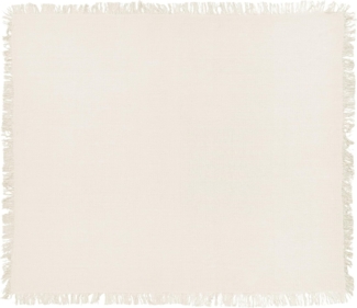 Tagesdecke YERBENT Baumwolle 220 x 240 cm Cremeweiß