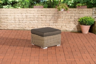 Hocker Bilbao / Madeira Anthrazit