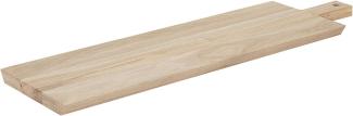 blomus BORDA Schneidbrett, Schneidebrett, Holzbrett, Holz Brett, Eiche, B 18 cm, L 64 cm, 63793