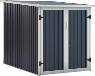 Vente-unique - Fahrradunterstand Fahrradschuppen - Stahl - 2,81 m² - NIKI