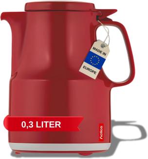 Helios Thermoboy Kunststoff-Isolierkanne, rot, 0,3 Liter