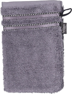 Vossen Handtücher Cult de Luxe | Waschhandschuh 16x22 cm | graphit