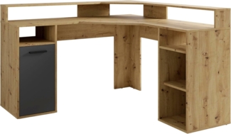 byLIVING Gamingtisch Fox, Breite 139 cm, moderner Eck-Schreibtisch