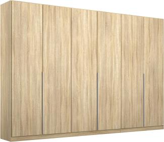 Rauch Möbel Alabama Schrank Kleiderschrank Drehtürenschrank Eiche Sonoma 6-türig inklusive Zubehörpaket Basic 3 Kleiderstangen, 6 Einlegeböden BxHxT 271x229x54 cm