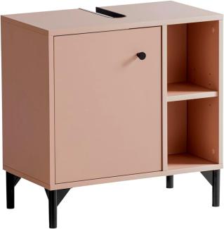 Schildmeyer Waschbeckenunterschrank Smash, Holzwerkstoff, Apricot, 60,02 x 33,05 x 60,3 cm (B/T/H)