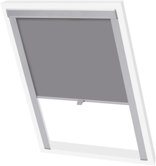 vidaXL Verdunkelungsrollo Grau 102 131262