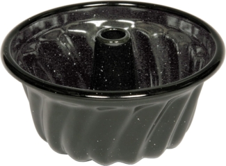 Riess Gugelhupfform Emaille Schwarz 22cm