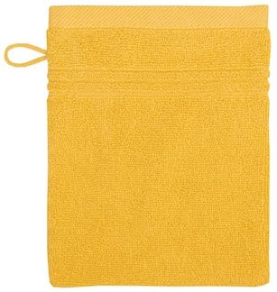 Bio Baumwolle Handtücher - alle Größen & Trendfarben Waschhandschuh, 16x21 cm, amber