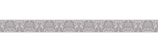 A.S. Création Bordüre Only Borders, aufgeschäumt, Barock, gemustert, ornamental, Barock Bordüre Ornament selbstklebend Borte Wohnzimmer Schlafzimmer