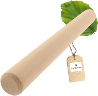 Hofmeister Nudelholz Buchenholz 45x4,5x4,5 cm Rundstab Pizzaroller Buchenholz