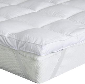 Bedecor Ultra-weich Matratzenauflage, Mikrofaser Polyester Matratzentopper, gefüllte Matratze, Atmungsaktive, 135x190 cm