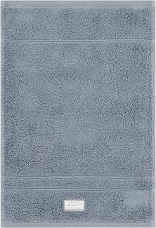 GANT Gästetuch, Organic Premium Towel - 30x50 cm, Frottee Hellblau