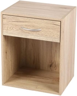 Urban Living Nachttisch mit Schublade PRATIK 39 x 30 x H48cm 400155