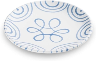 Gmundner Keramik Blaugeflammt, Dessertteller Cup (Ø 20cm)